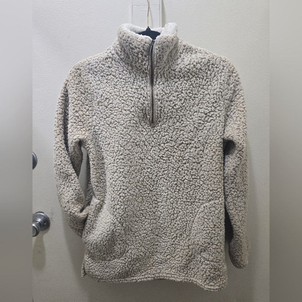 ​Michael Farrell | Cozy Sherpa Quarter-Zip Pullover - Picture 2 of 12